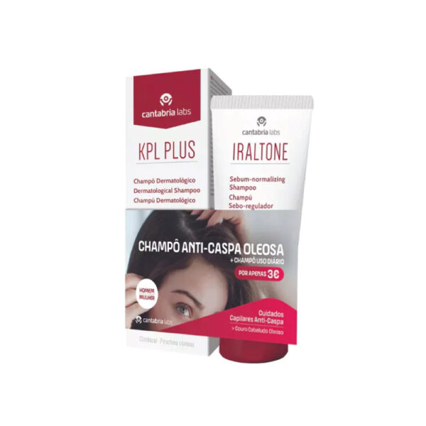 KPL Plus Pack Shampoo Anti Caspa 200mL + Iraltone Shampoo 200mL