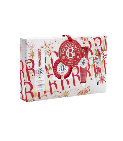 Roger & Gallet Gingembre Rouge Água Perfumada + Bath Bomb + Sabonete Set