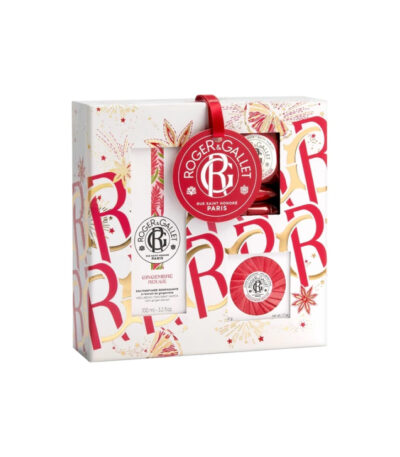 Roger & Gallet Gingembre Rouge Água Perfumada + Bath Bomb + Sabonete Set