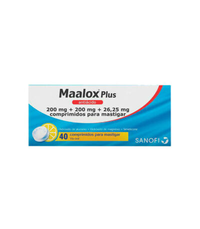 Maalox Plus 40 Comprimidos Mastigáveis