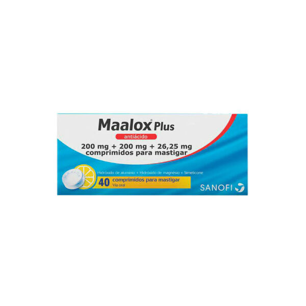 Maalox Plus 40 Comprimidos Mastigáveis