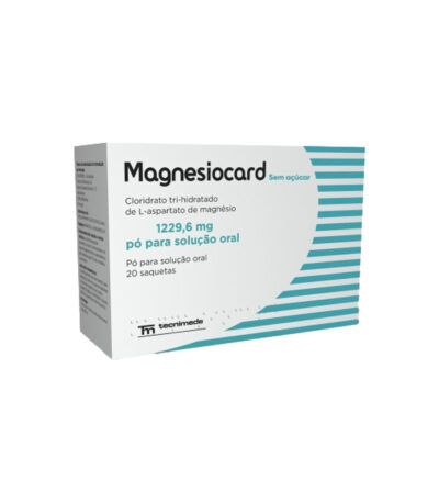 Magnesiocard 1229,6mg Solução Oral em Pó sem Açúcar