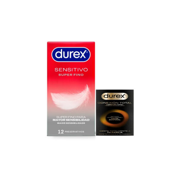 Durex Sensitive Super Fino x12 + Conexão Total x3