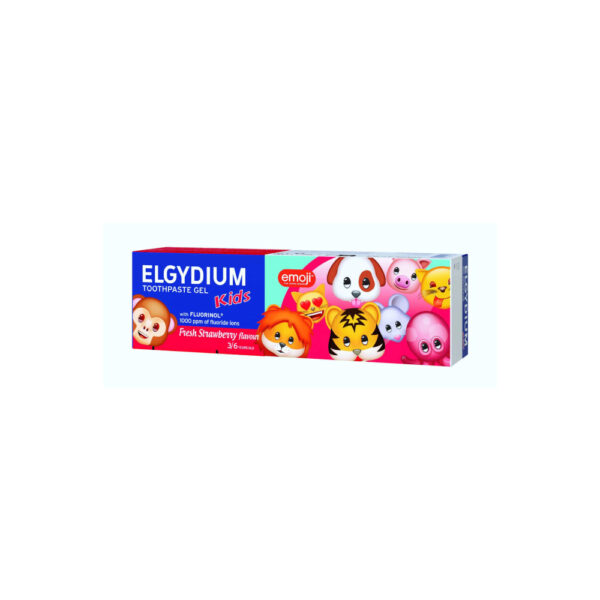 Elgydium Emoji Gel Dentífrico Morango Júnior
