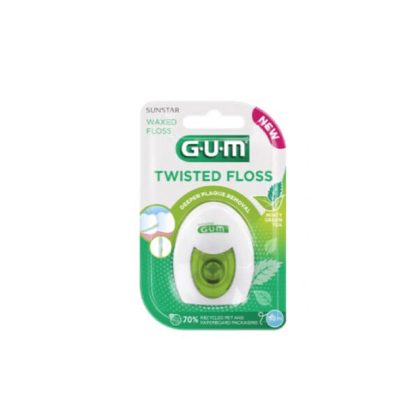 GUM Twisted Floss Fio Dentário 30 M