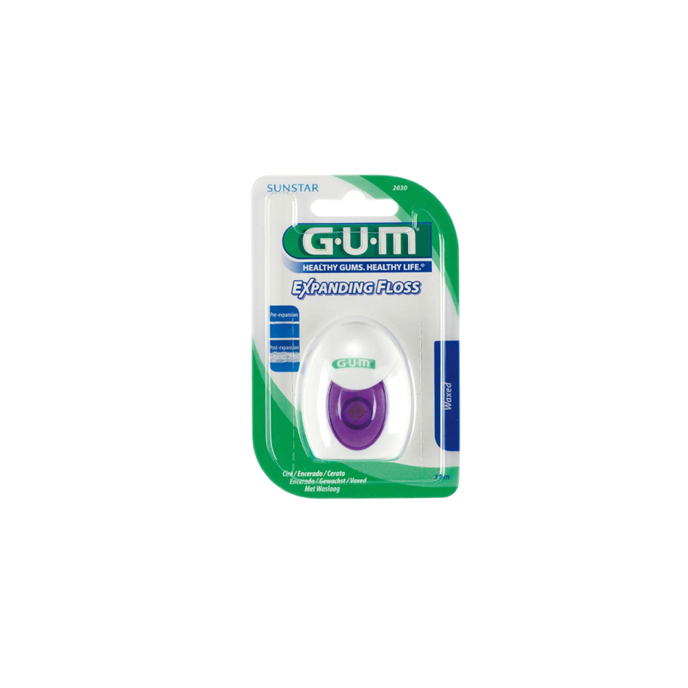 GUM Expanding Floss Fio Dentário 30 M