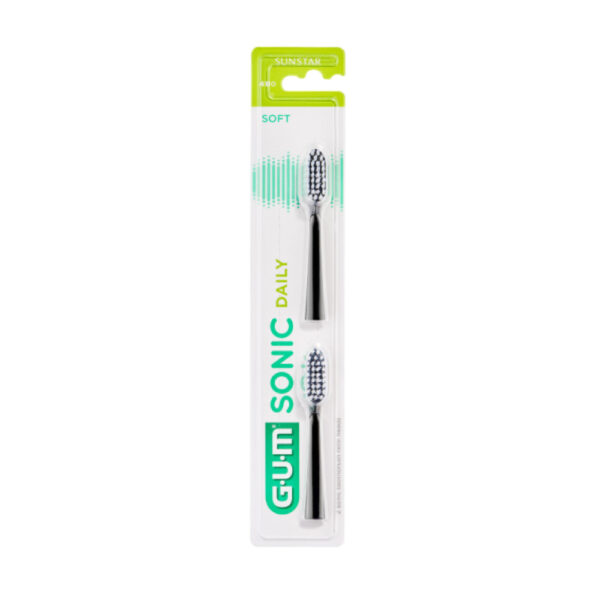 GUM Sonic Daily Recarga Escova Preta