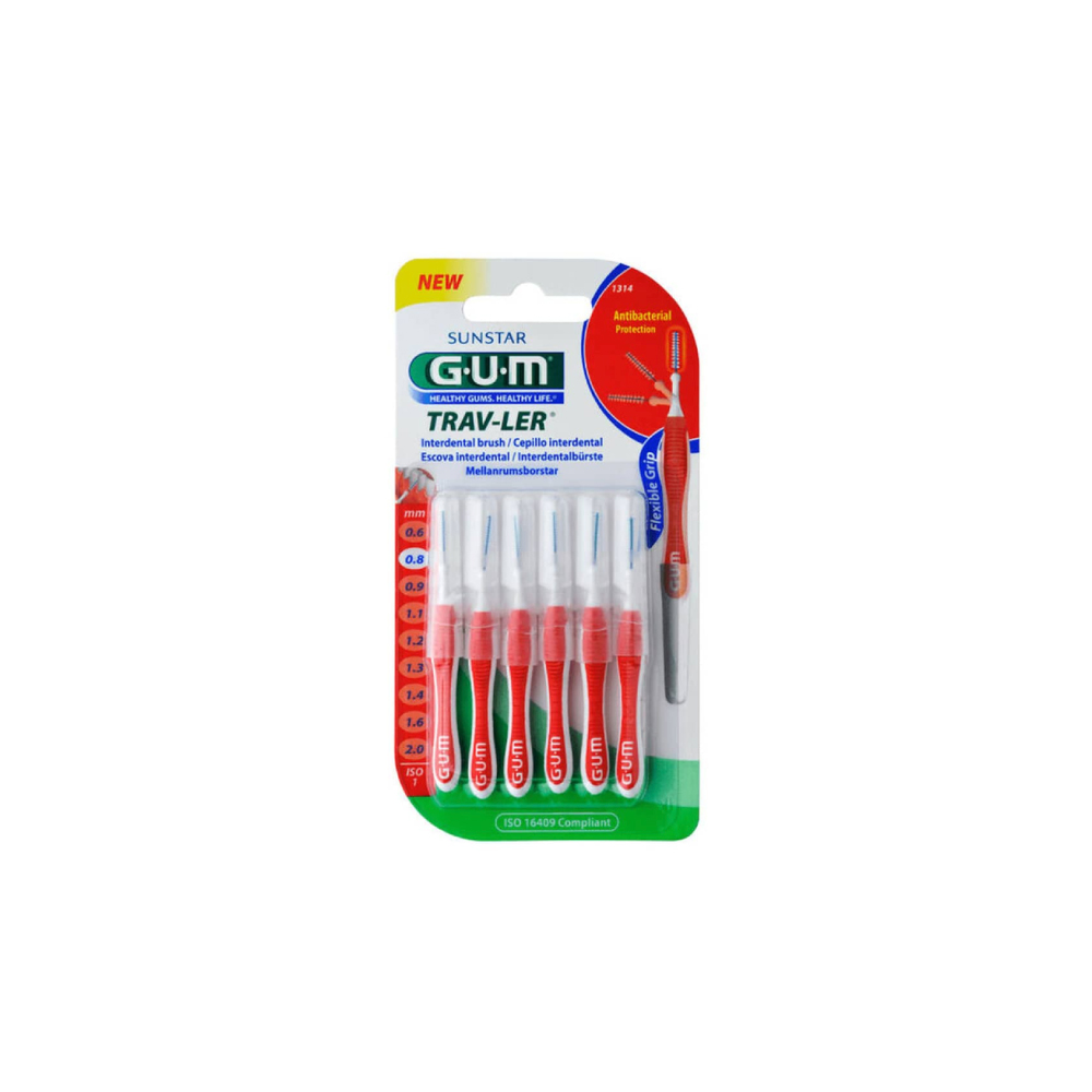 GUM TRAV LER Escovilhão Interdentário Cónico Microfino