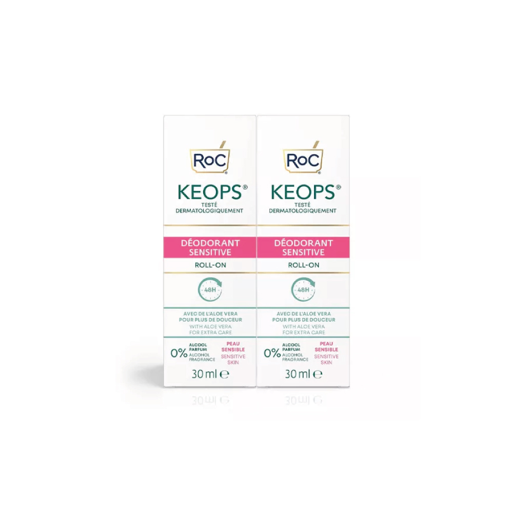 RoC Keops Sensitive Roll-On Pack - Beauty Skin and Makeup