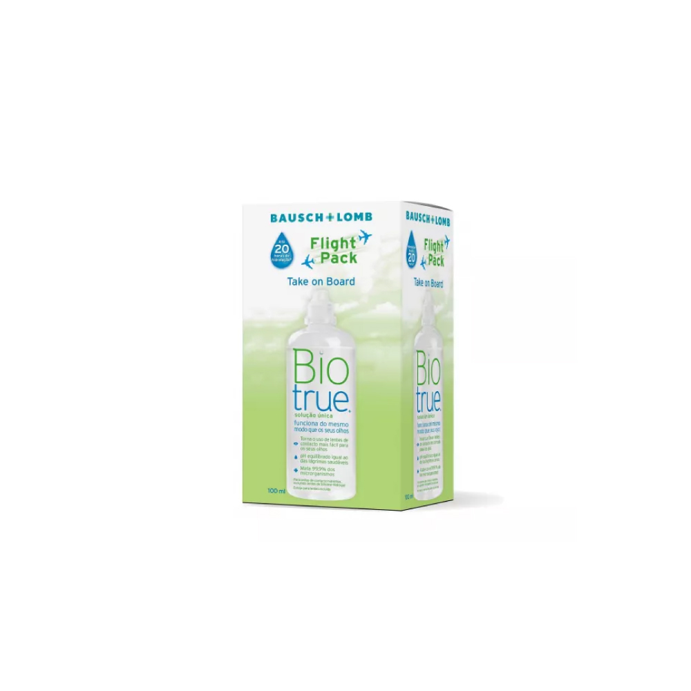 Bausch + Lomb Biotrue Flight Pack Solução Multiusos 100ml