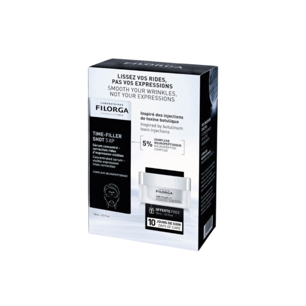 Filorga Time Filler Shot 5XP Sérum Concentrado 15ml + Creme 15ml