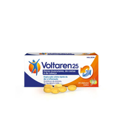 Voltaren 25mg 20 Cápsulas Moles