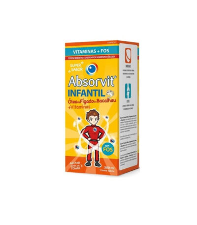 Absorvit Infantil Óleo de Fígado de Bacalhau + Vitaminas