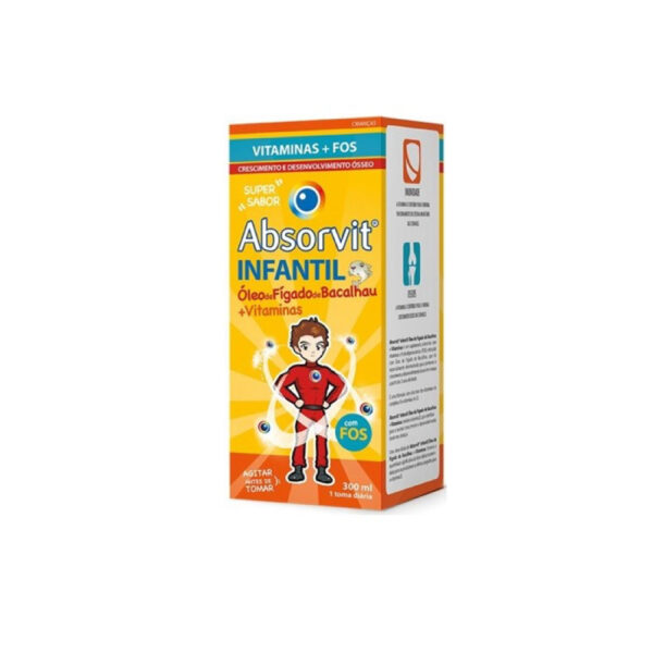 Absorvit Infantil Óleo de Fígado de Bacalhau + Vitaminas