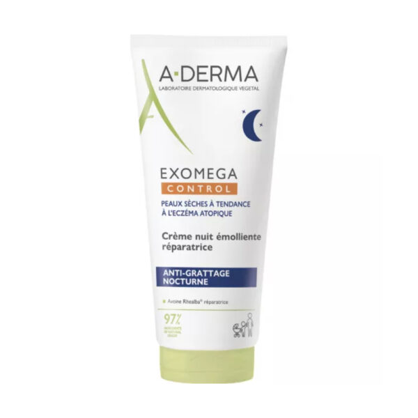 A Derma Exomega Control Creme de Noite Emoliente