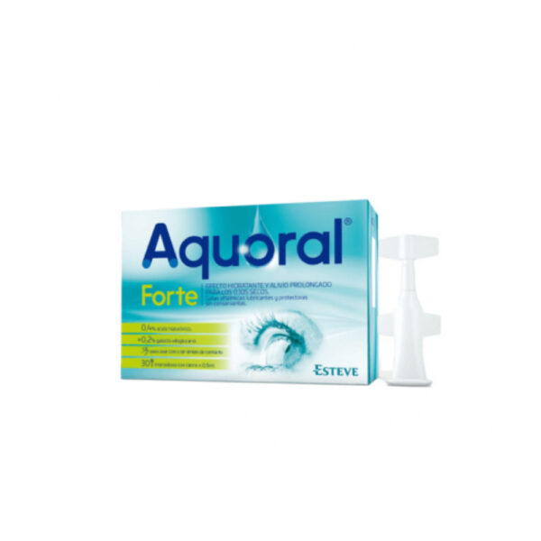 Aquoral Forte Gotas Oftálmicas Lubrificantes 30 Monodoses