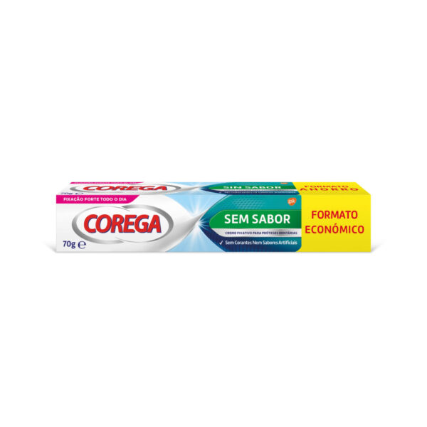 Corega Fixador de Prótese Dentária Sem Sabor