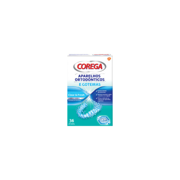 Corega Ortodôntica Goteiras Pastilhas