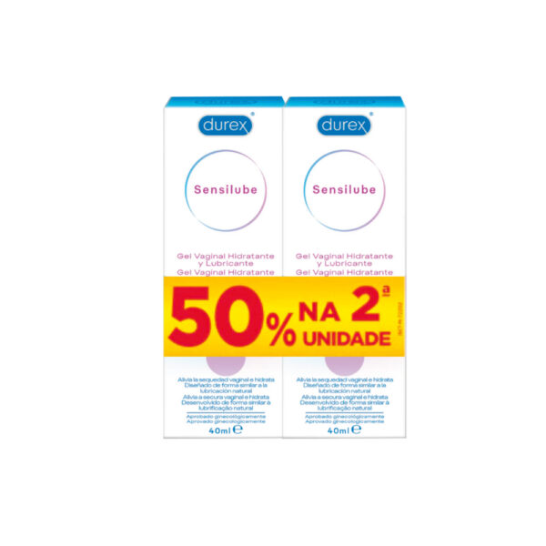 Durex Sensilube Hidratante e Lubrificante 2x40ml