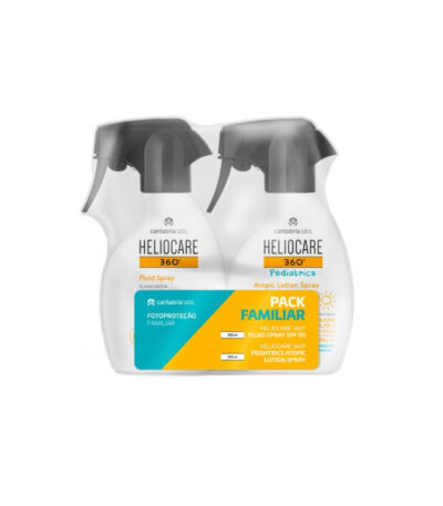 Heliocare 360º Fluid Spray SPF50+ 250ml + Pediatrics Atopic Lotion Spray SPF50+