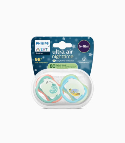 Avent 2 Chupetas Ultra Air Night Eco