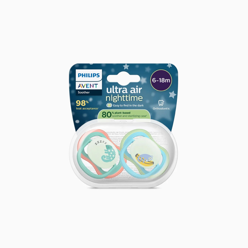Avent 2 Chupetas Ultra Air Night Eco