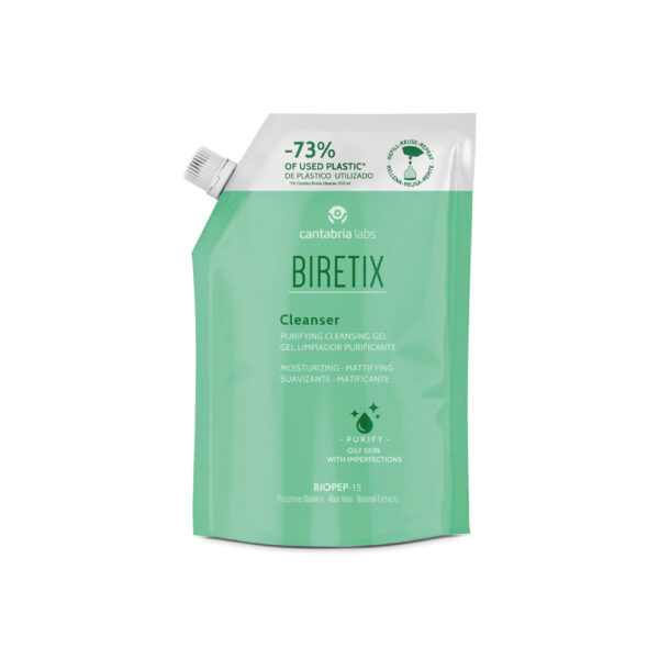 Biretix Cleanser Gel de Limpeza Purificante Recarga 400ml
