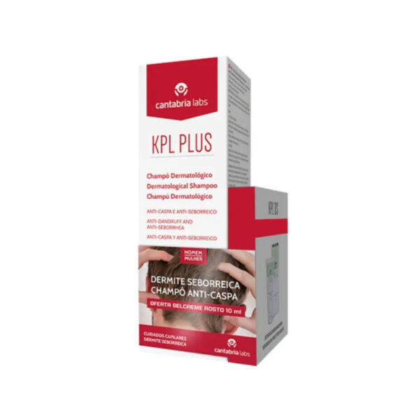 KPL Plus Shampoo Anti Caspa 200ml + Gel Creme Rosto 10ml