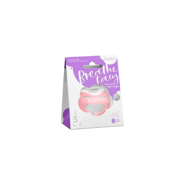 Curaprox Baby Chupeta Silicone T0 Rosa 0 7 Meses