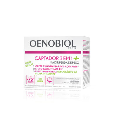 Oenobiol Captador 3 em 1 Plus 60 Cápsulas