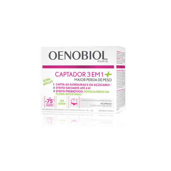 Oenobiol Captador 3 em 1 Plus 60 Cápsulas