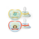 Avent 2 Chupetas Ultra Air Night Eco 0 6M