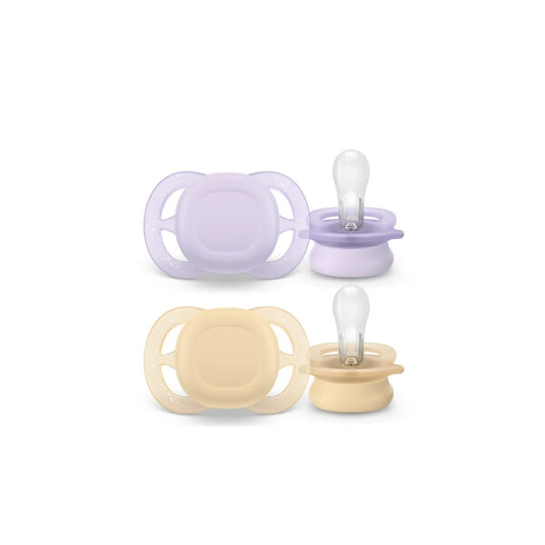Avent 2 Chupetas Ultra Air Night Eco 0 6M