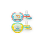 Avent 2 Chupetas Ultra Air Night Eco