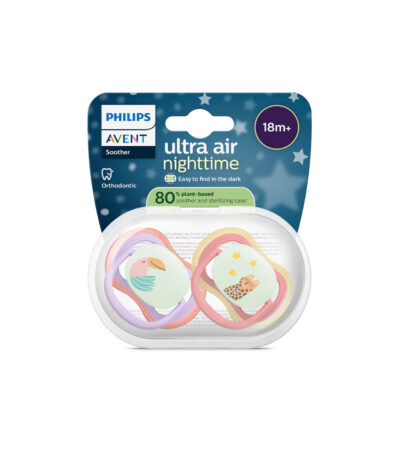 Avent 2 Chupetas Ultra Air Night Eco 18M+